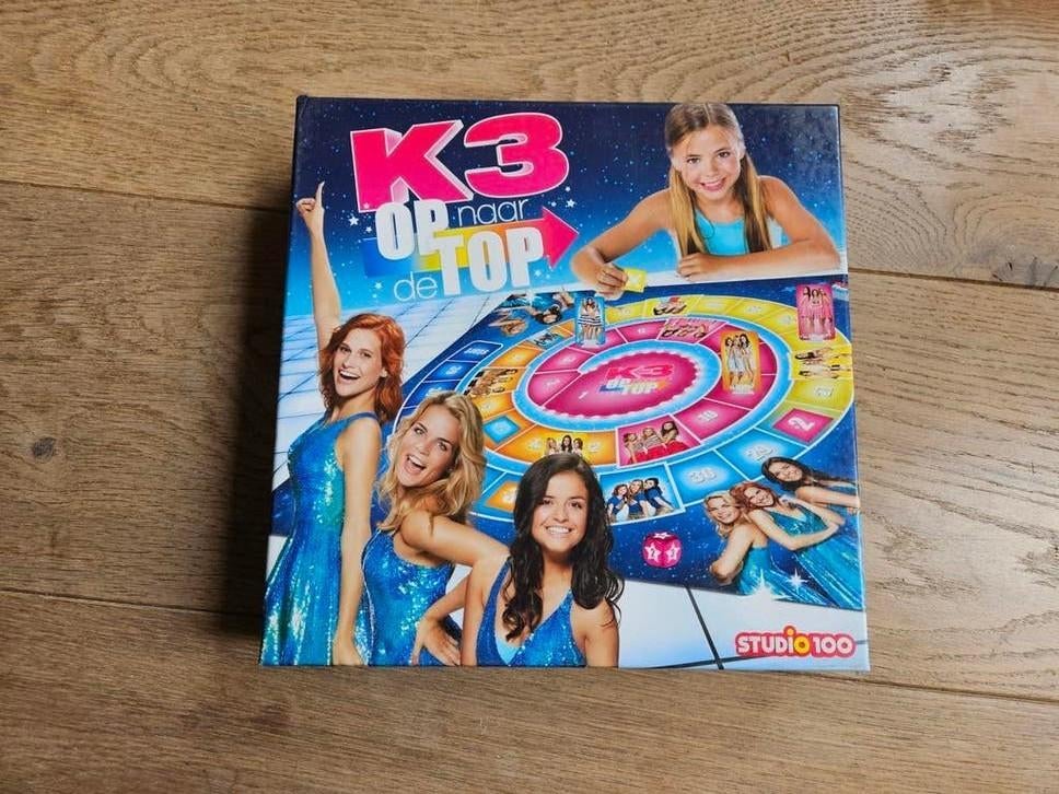 K3 Op naar de Top Bordspel - Studio 100, Drie of vier spelers, Ophalen, Gebruikt, Studio 100
