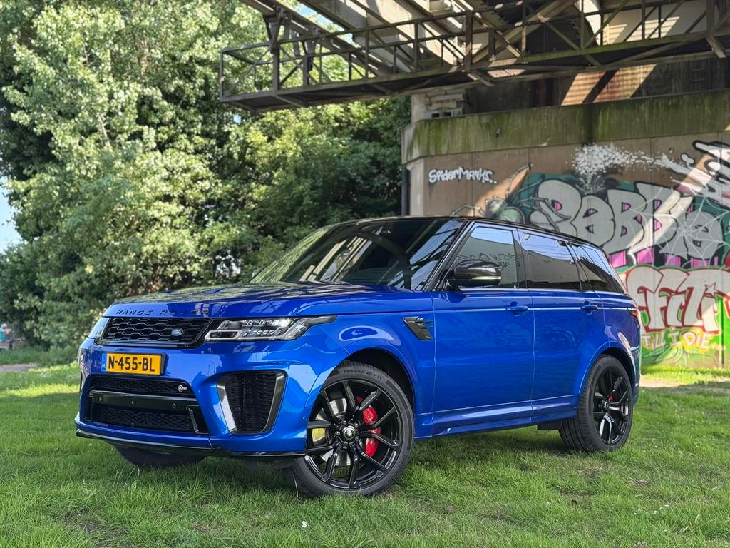 Range Rover Sport SVR Carbon 5.0 V8 Supercharged 575pk | BTW, Automaat, Blauw, 3000 kg, Leder