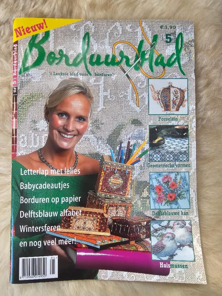 Borduurblad nr. 5 NIEUW, Boeken, Ophalen of Verzenden, Nieuw, Borduren en Naaien
