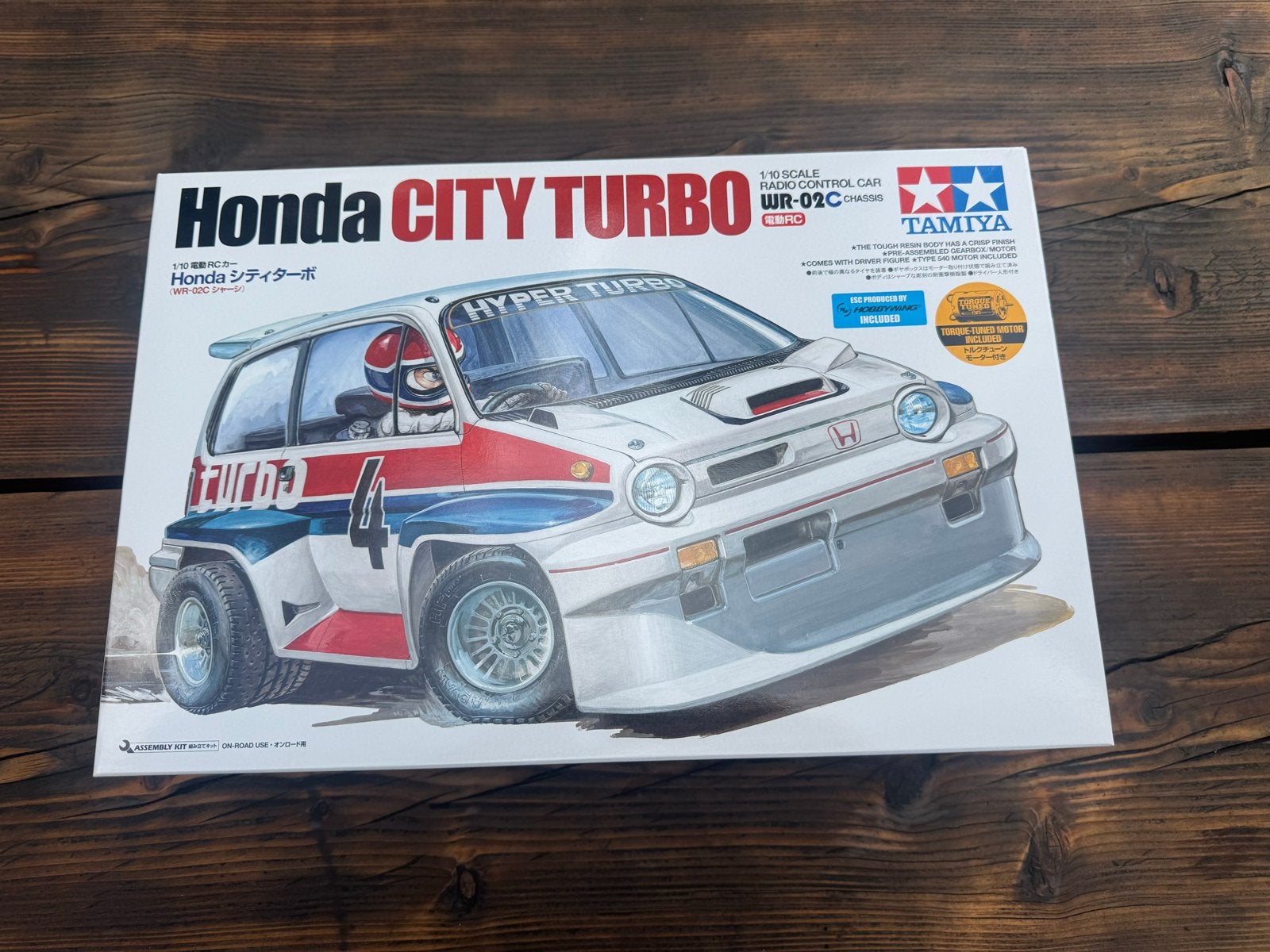 Tamiya Honda City Turbo WR-02C (item 58611) RC modelbouw, Elektro, Nieuw, Ophalen of Verzenden, Schaal 1:10