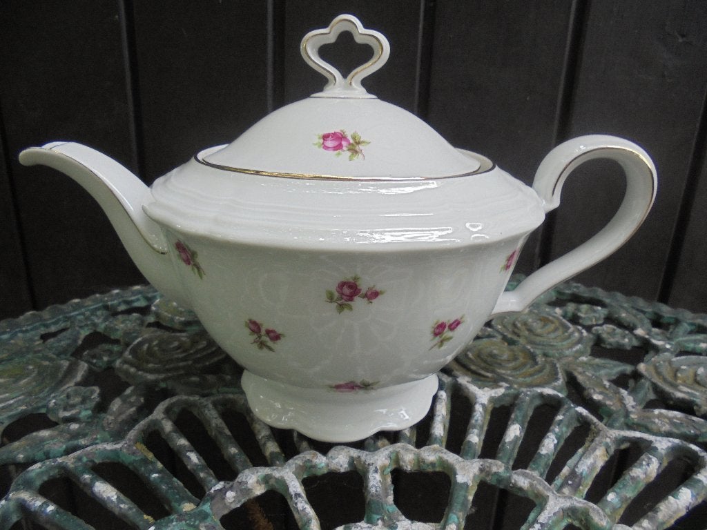 ZELDZAAM!! Bolle buik THEEPOT Marie Luise Bavaria roosjes, Antiek en Kunst, Ophalen of Verzenden