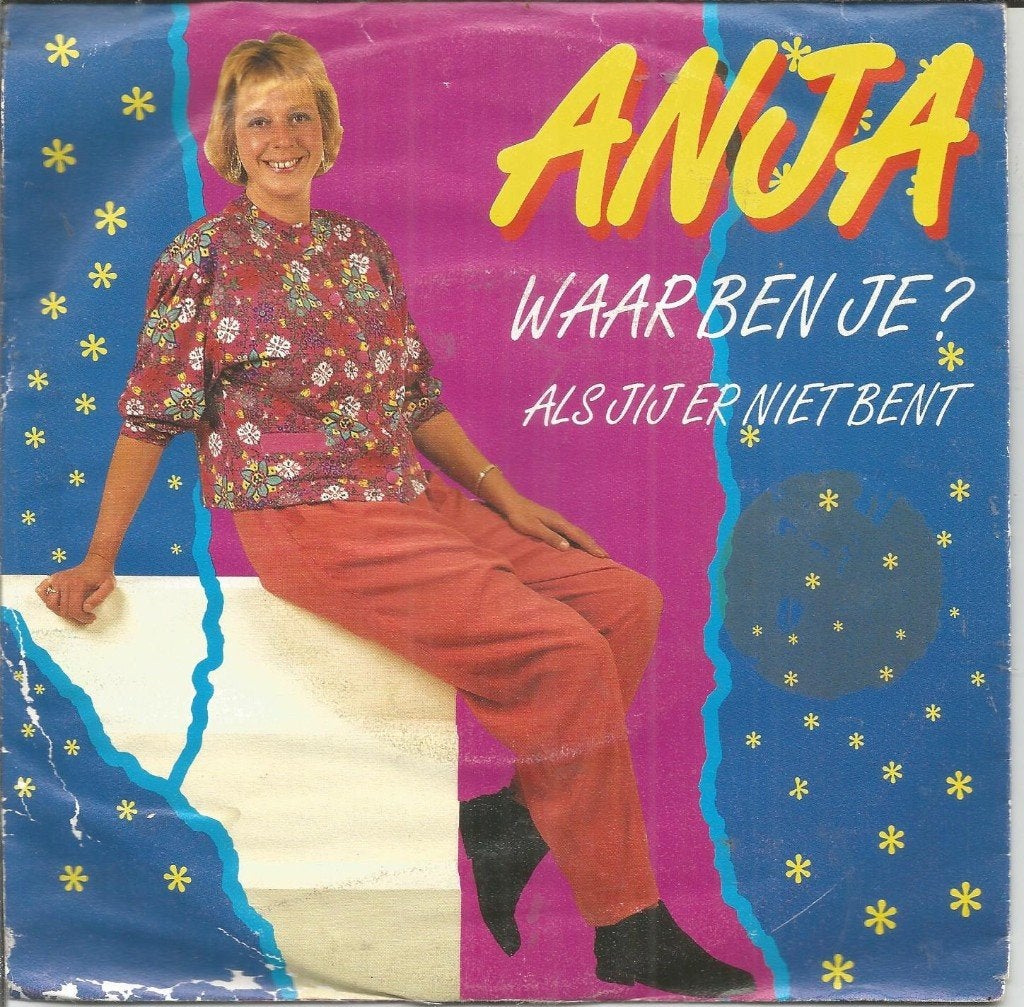 Anja – Waar Ben Je ? (1992), 7 inch, Ophalen of Verzenden, Zo goed als nieuw, Levenslied of Smartlap