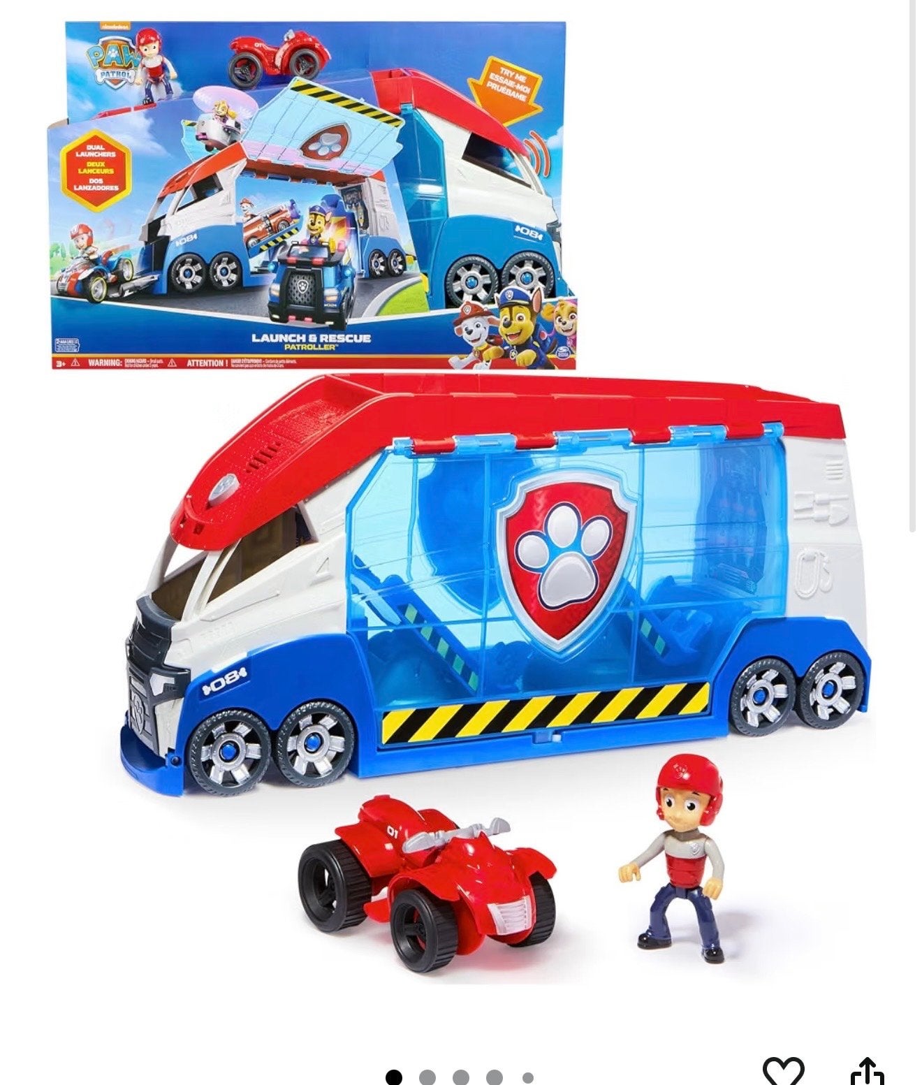 Paw Patrol Launch & Rescue Patroller Speelset, Ophalen, Nieuw