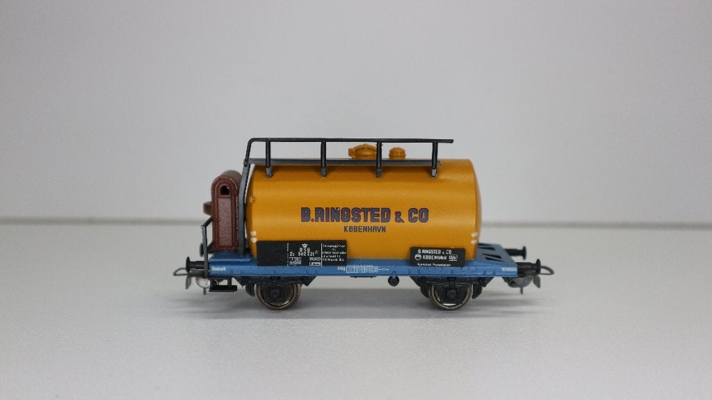 Piko ketelwagen met remmershuisje  DSB  B.Ringsted, Gebruikt, Gelijkstroom, Wagon, Piko