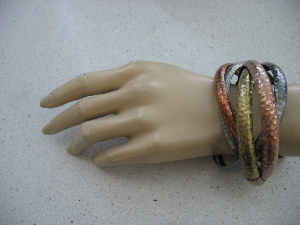 Metalen Rinkel Armbanden Boho Hippie Stijl Zolderopruiming, Ophalen of Verzenden, Overige materialen, Armband