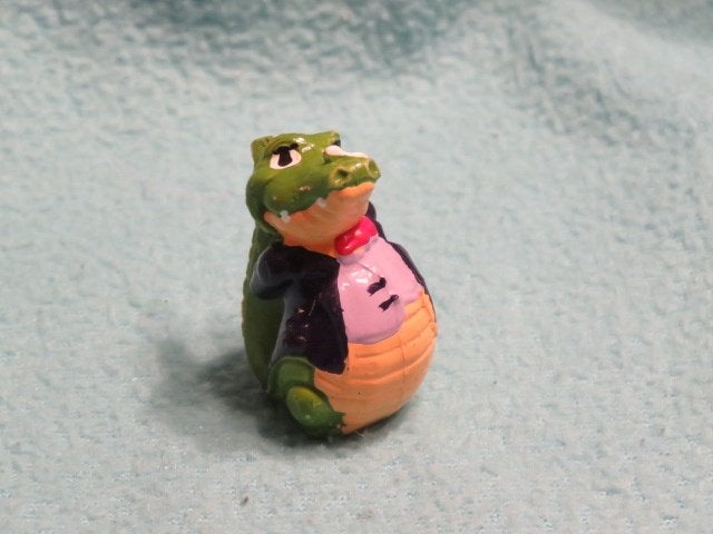 Figuurtje Kindersurprise Crazy Crocos Crocoboss jaren 90, Ophalen of Verzenden, Zo goed als nieuw, Hardplasticfiguren