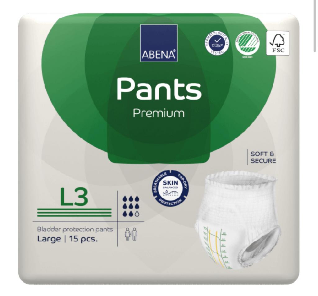 Abena pants premium L3. Luierbroekjes volwassenen. Luiers, Ophalen of Verzenden, Nieuw