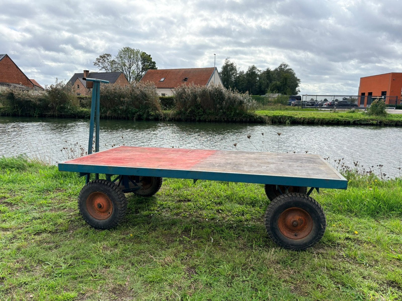 handkar transport kar wagen platte wagen karretje, 100 liter of meer, Ophalen, Transportkar