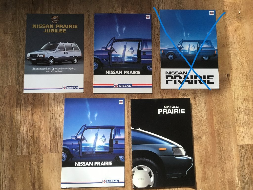 Nissan Serena - Nissan Prairie - Nissan Juke, Ophalen of Verzenden, Nieuw, Nissan, Nissan