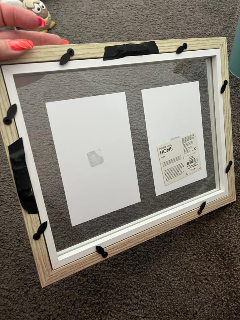 Transparante fotolijst voor 2 foto's, Ophalen, Nieuw, Overige materialen, Minder dan 50 cm