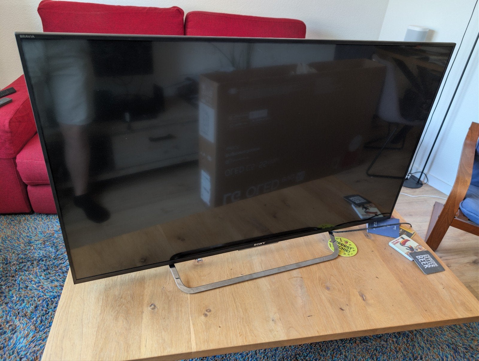 Sony Bravia HD tv kd-49X8305C, defect, Ophalen, LCD, 100 Hz, 4k (UHD)