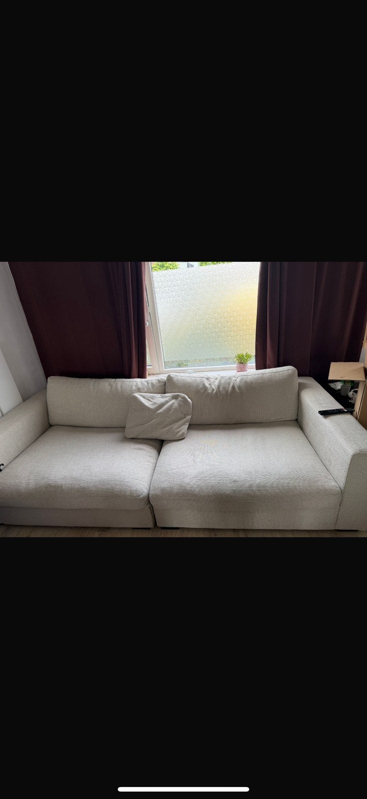 Sanders Wonen Benton 3,5 Zitsbank ALR / Ultra sofa (2-delig), Ophalen, Gebruikt, Stof