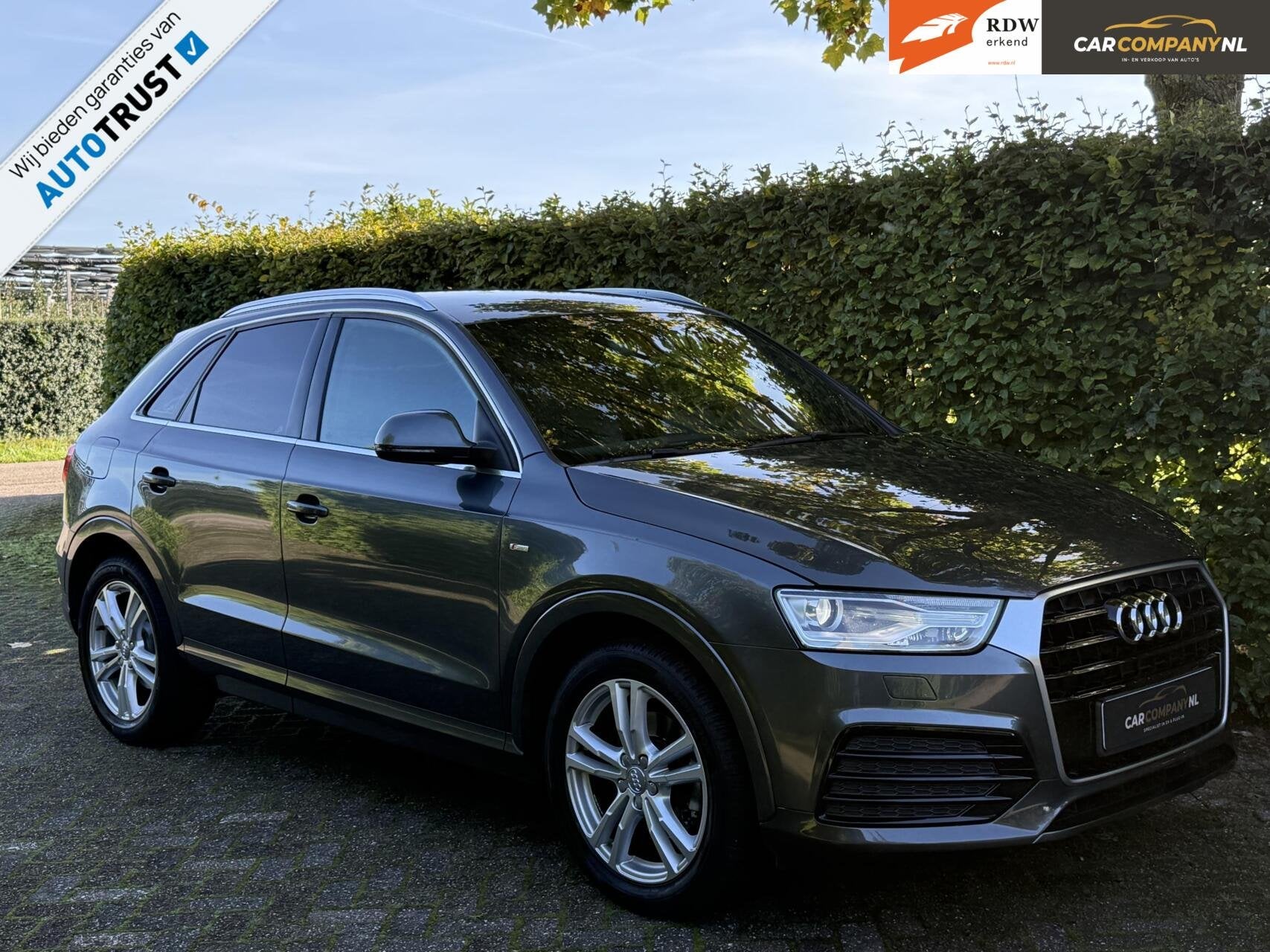 Audi Q3 1.4 TFSI Sport| SLINE | Achteruitcamera | NAP |Cr.Co, Auto's, 1380 kg, 4 cilinders, Xenon verlichting, Zilver of Grijs