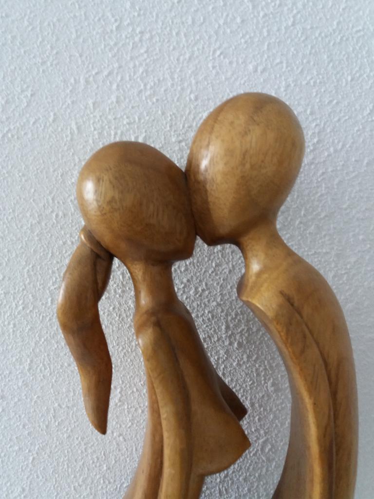HOUTEN BEELD, Antiek en Kunst, Ophalen of Verzenden, Hout, Beeld, 50 - 100 cm