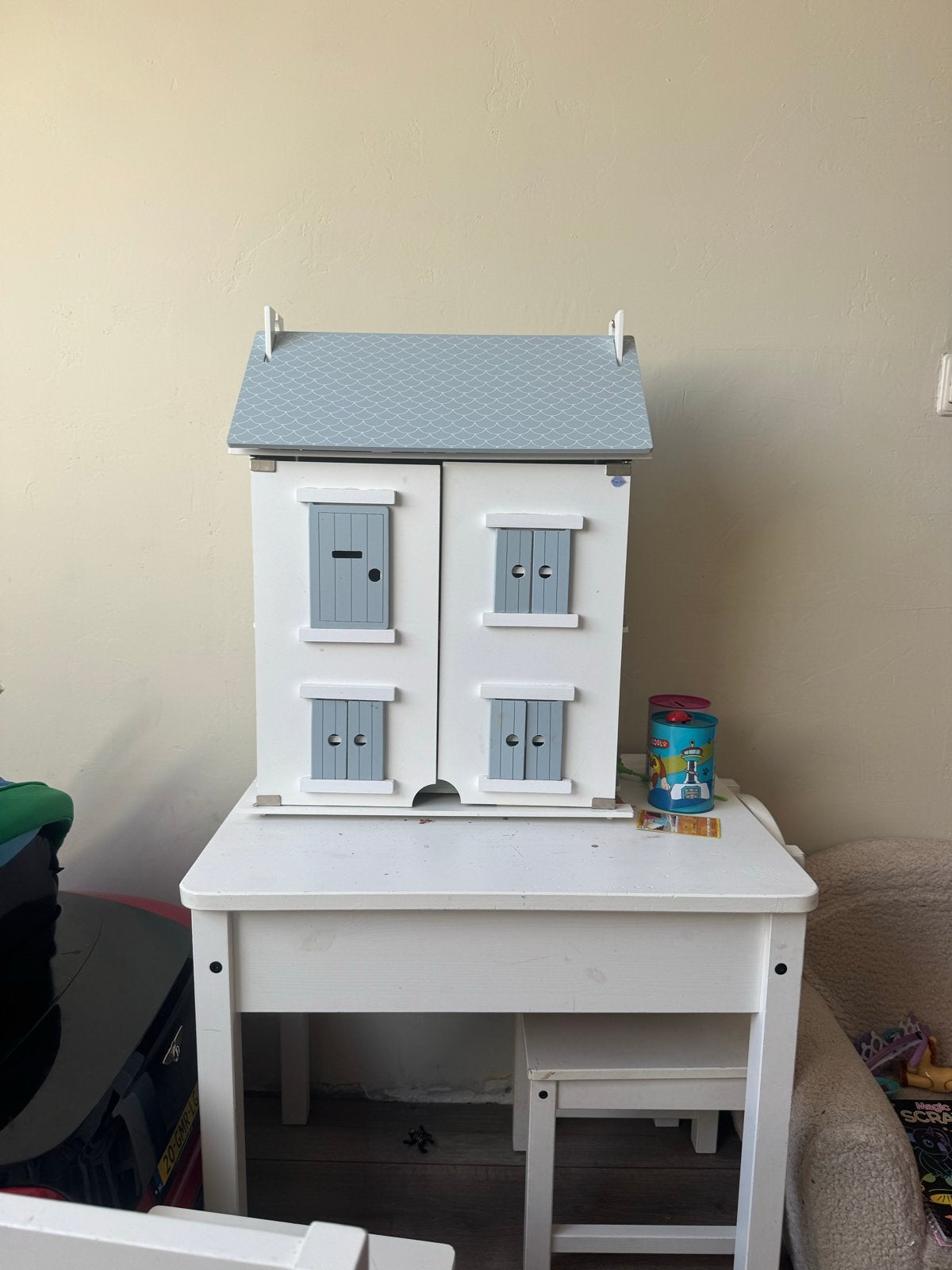 Little Dutch Poppenhuis met auto en poppetjes, Ophalen, Gebruikt, Overige typen