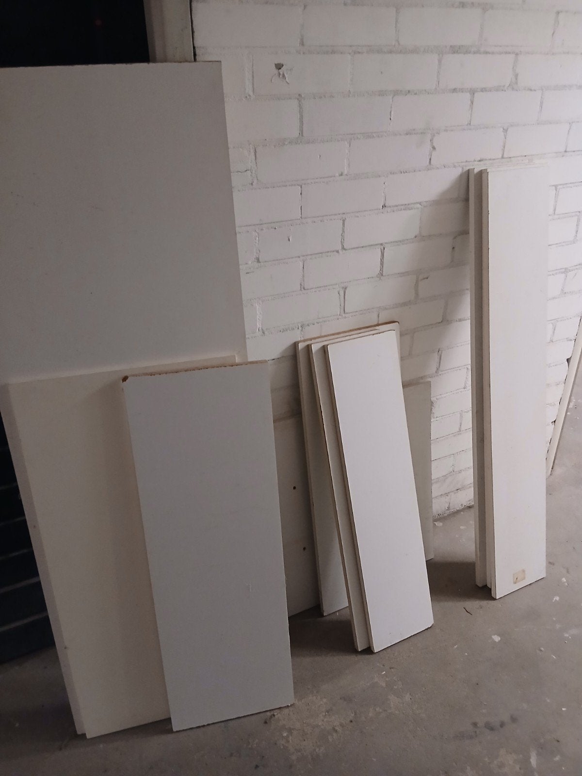 Div. witte planken., Ophalen, Gebruikt