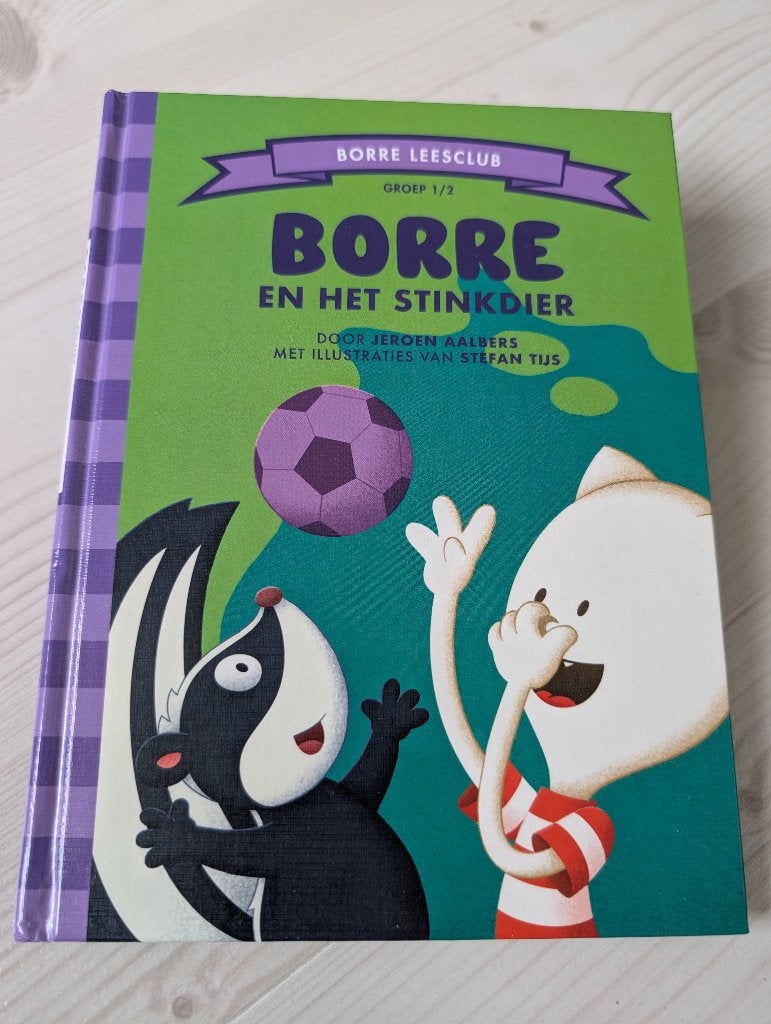 Borre en het stinkdier, Boeken, Ophalen of Verzenden, Zo goed als nieuw, Jeroen Aalbers, Sprookjes