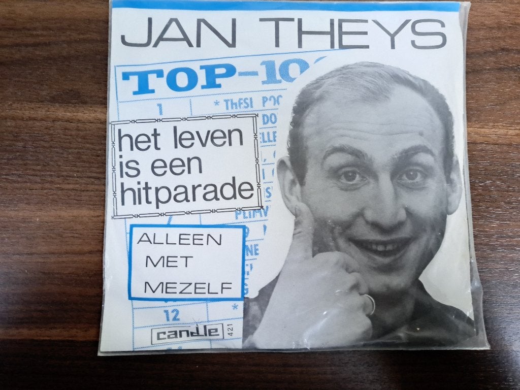 Jan Theys – Het Leven Is Een Hit-Parade, 7 inch, Ophalen of Verzenden, Zo goed als nieuw, Overige typen