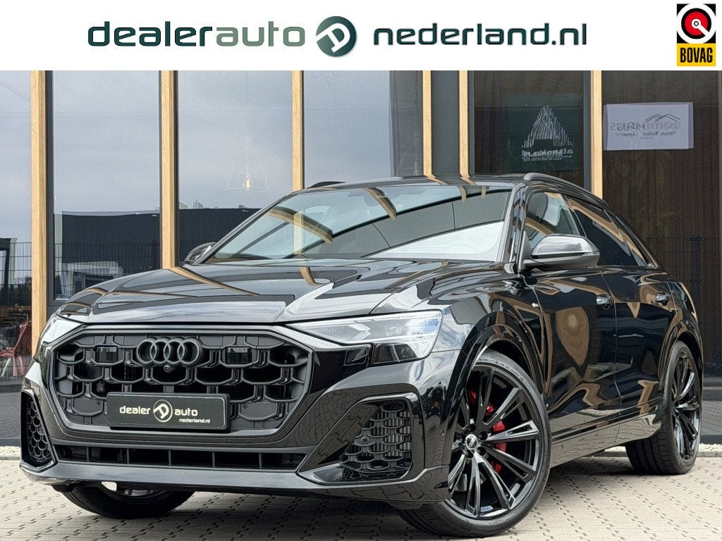 Audi Q8 60 TFSI e Quattro Competition | Head-up | B&O | Trek, Auto's, Audi, Bedrijf, Te koop, Q8, 360° camera, ABS, Achteruitrijcamera