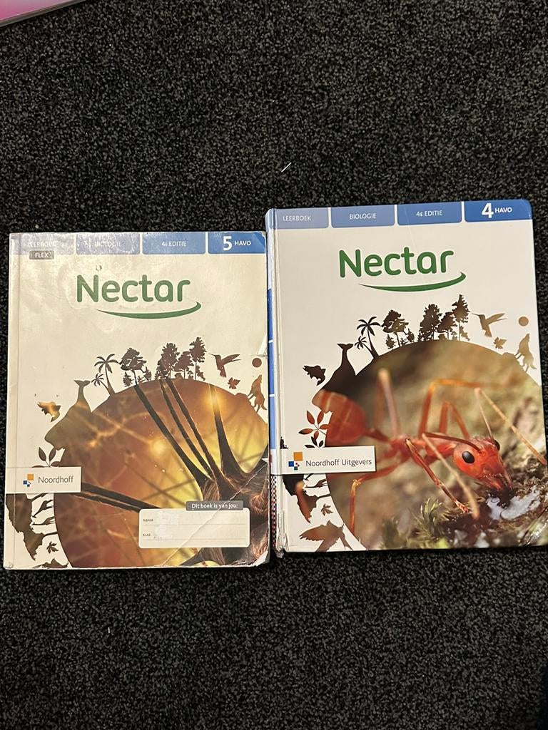 Nectar 4 en 5 HAVO - 4e editie, Ophalen of Verzenden, Zo goed als nieuw, HAVO