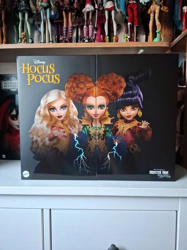 Monster High Skullector Hocus Pocus set van 3 poppen, Ophalen of Verzenden, Nieuw, Fashion Doll, Levensecht of Reborn