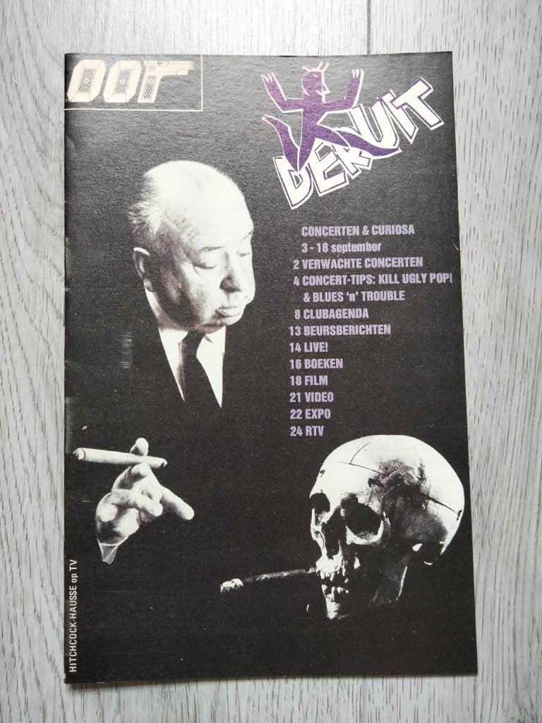 OOR Deruit bijlage 5 september 1987 Hitchcock Elvis Presley, Verzamelen, Verzenden, Zo goed als nieuw, Boek, Tijdschrift of Artikel