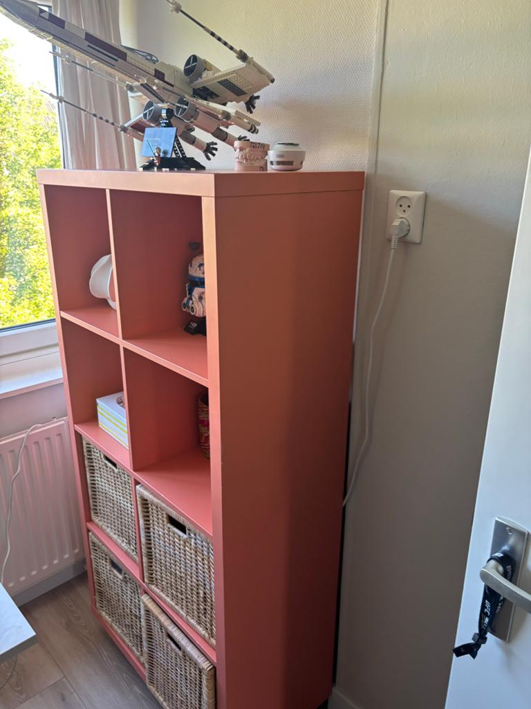 IKEA Kallax kast, Ophalen, Met plank(en), Gebruikt, 100 tot 150 cm