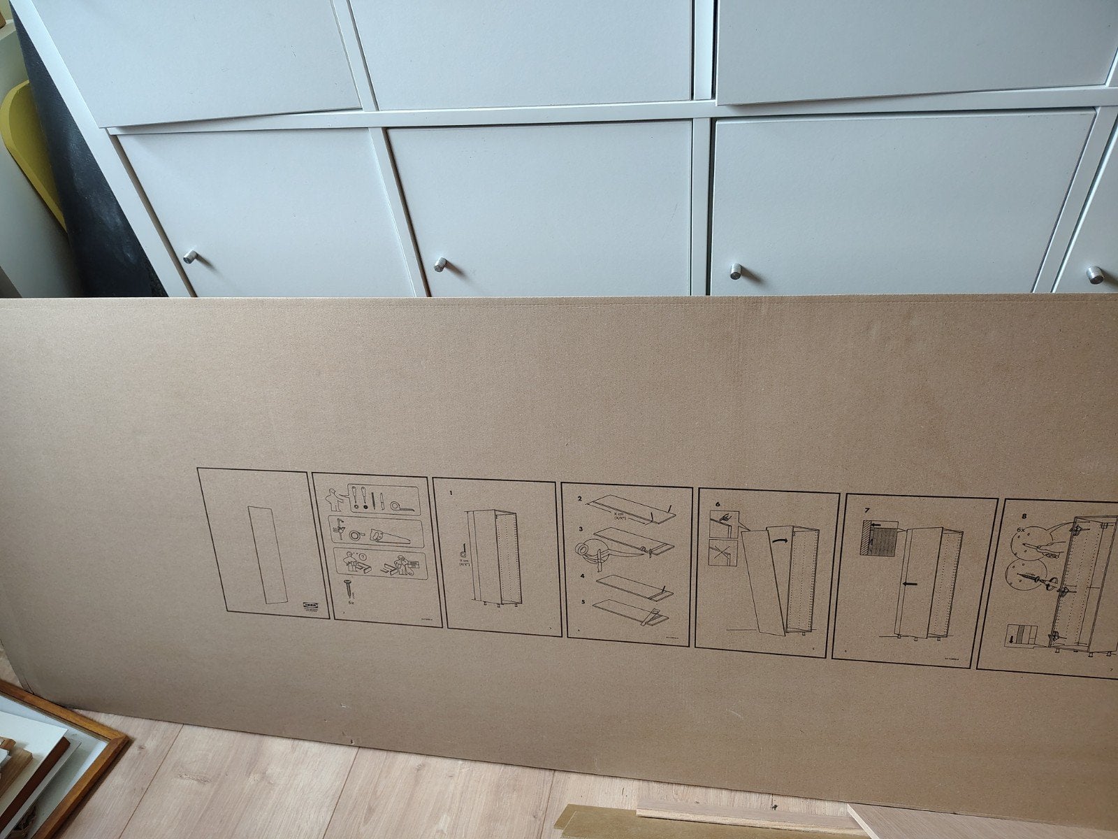 IKEA HAVSTORP Bedekkingspaneel Beige 62x220 cm (Ongeopend), Ophalen, Nieuw, Beige, 200 cm of meer