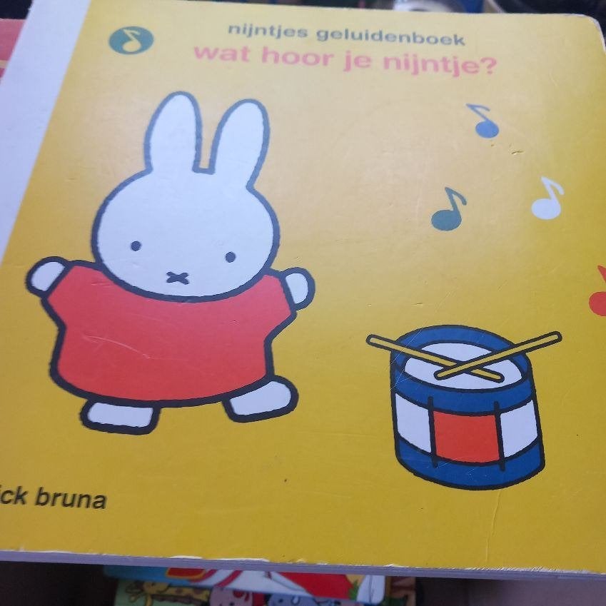 nijntjes geluidenboek , wat hoor je nijntje? -Dick Bruna, Ophalen of Verzenden, Gelezen