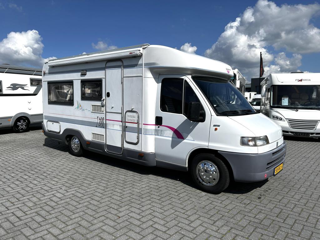 Fiat Bürstner T608 Dwarsbed/1996/6.30M/116PK/Inruil, Fiat, Tot en met 2, Bedrijf, Bürstner