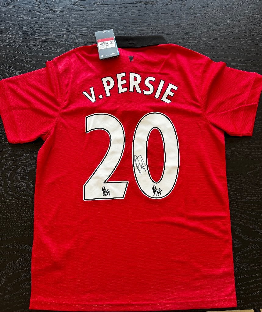 Manchester United shirt gesigneerd Van Persie met fotobewijs, Verzamelen, Ophalen, Nieuw, Buitenlandse clubs, Shirt
