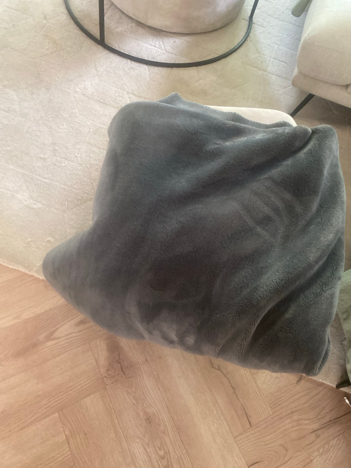 Optidee Woondeken 150x200 Optipluche Zware Kwaliteit, Ophalen of Verzenden, Wasbaar, Grijs, Polyester