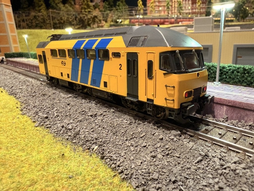 Rivarossi NS mDDM motorrijtuig AC, Overige merken, Wisselstroom, Locomotief, Ophalen of Verzenden