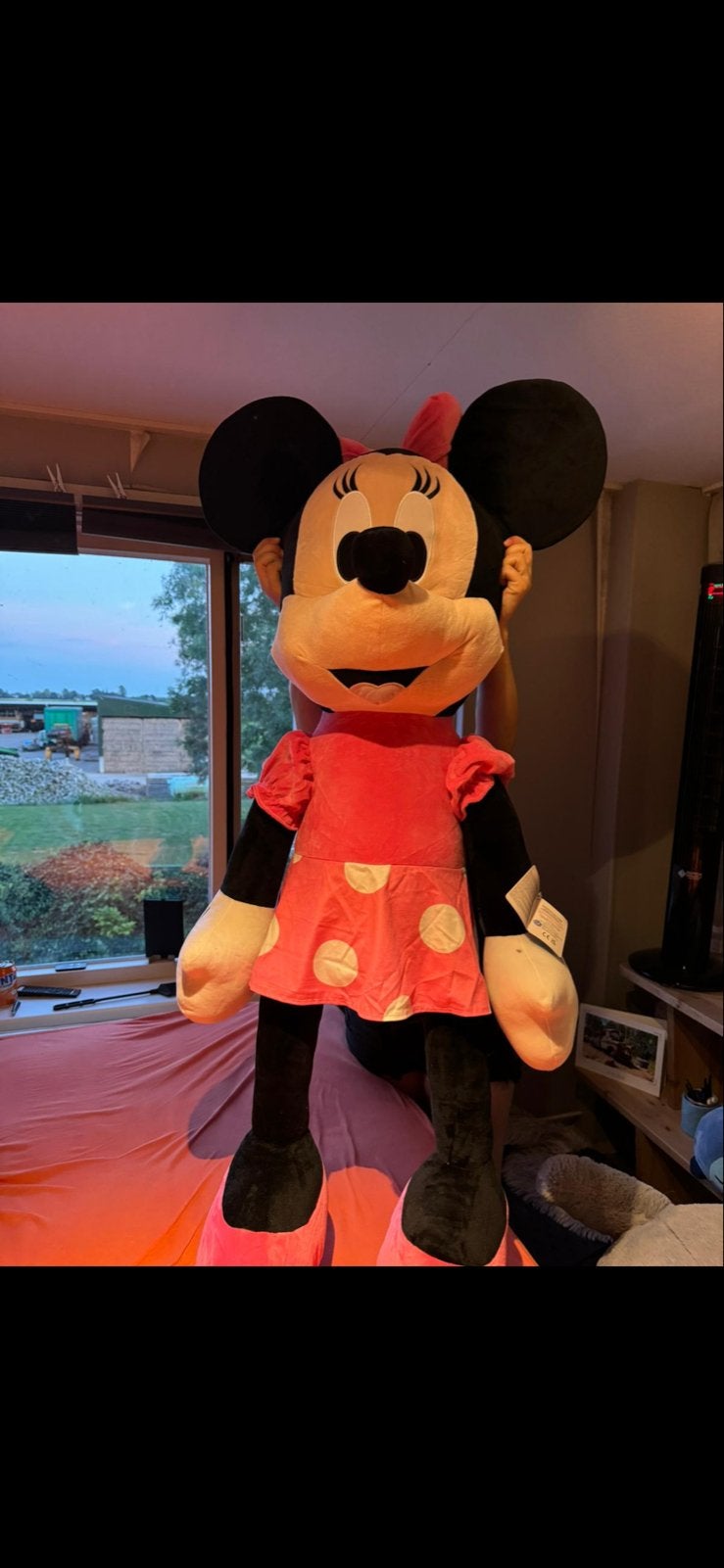 Grote Minnie Mouse knuffel, Ophalen, Disney, Overige typen, Zo goed als nieuw
