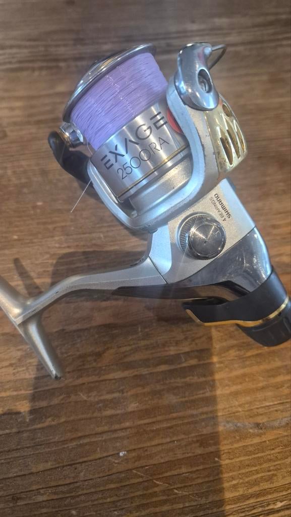 Shimano Exage 2500 RA Molen - Zo goed als nieuw, Watersport en Boten, Hengelsport | Algemeen, Zo goed als nieuw, Molen, Ophalen of Verzenden