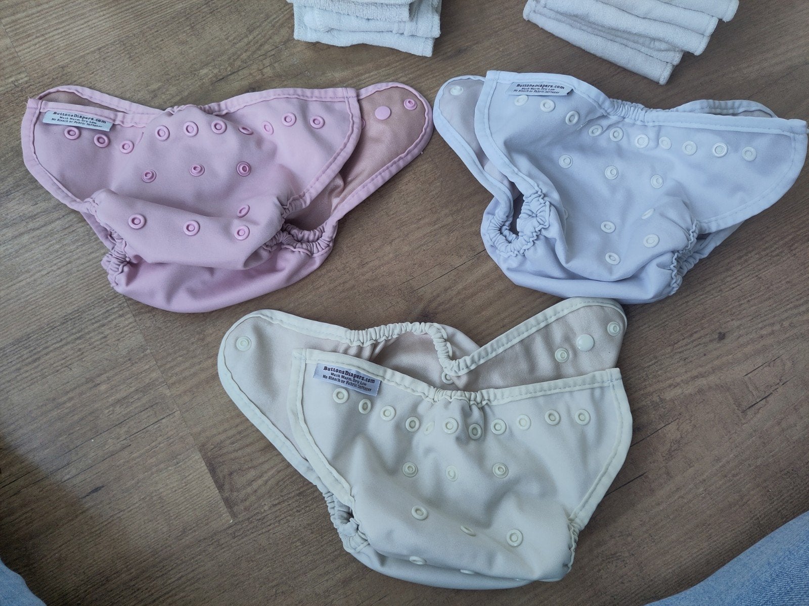 Buttons Diapers overbroekjes voor Wasbare Luiers - One Size, Ophalen of Verzenden, Gebruikt