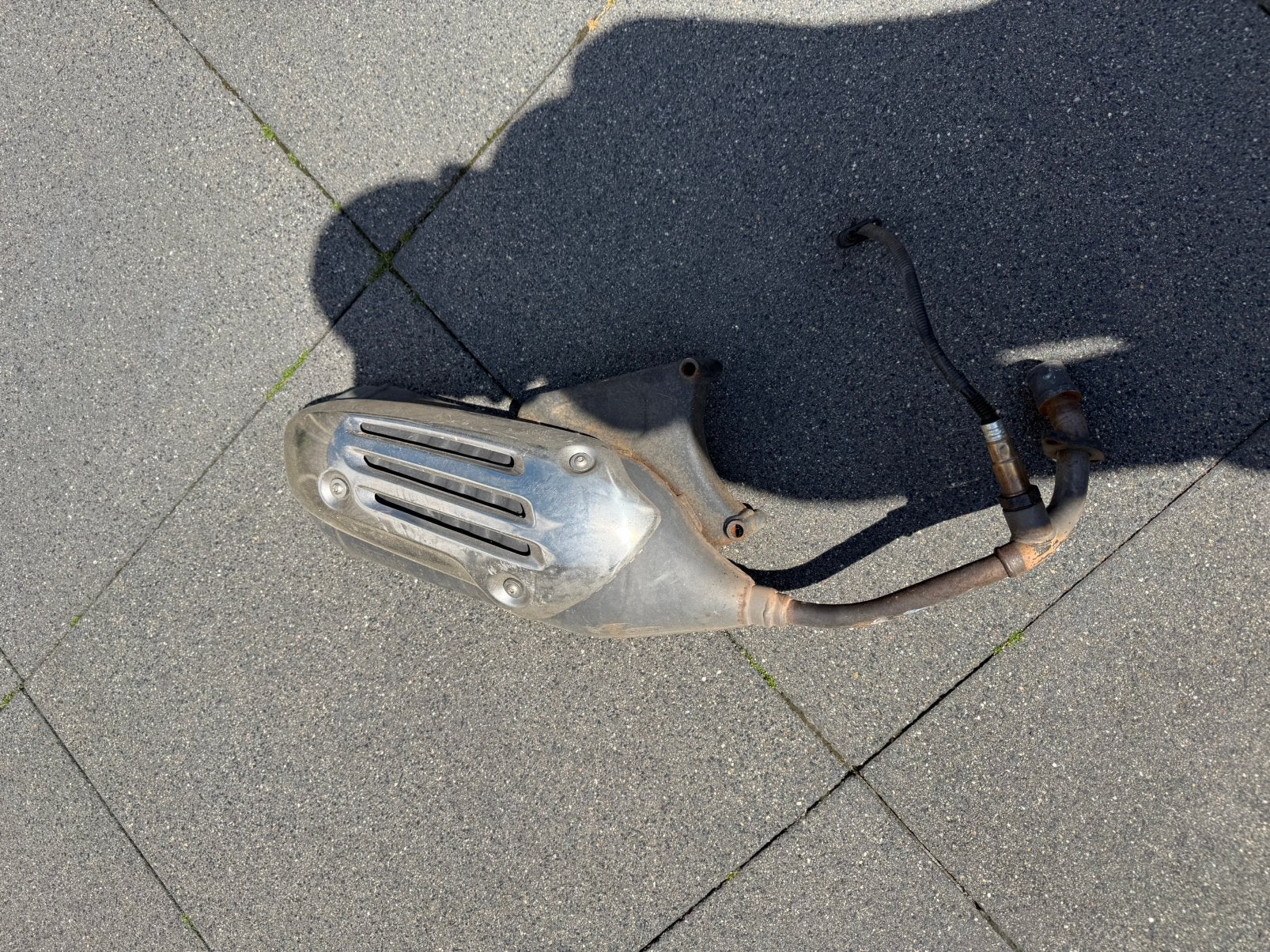 Vespa sprint uitlaat+sensor e4, Fietsen en Brommers, Ophalen of Verzenden, Zo goed als nieuw, Uitlaat, Vespa