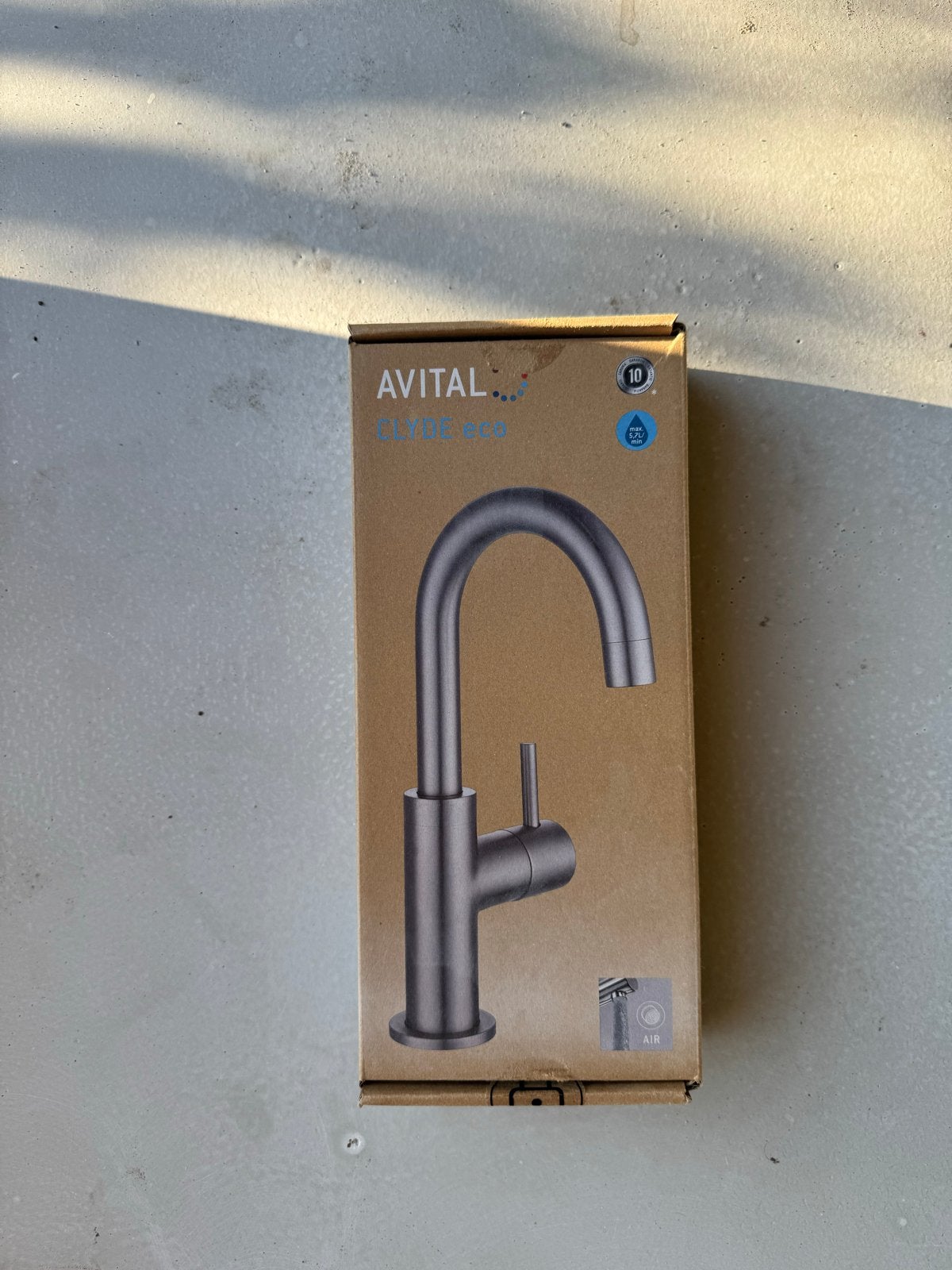 Nieuwe Avital Clyde Eco Keukenkraan - Gunmetal, Ophalen of Verzenden, Nieuw, Kraan