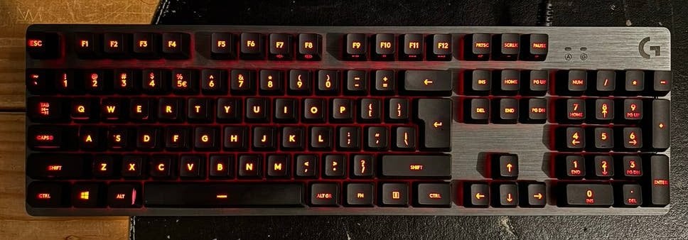 Logitech G413 Carbon Mechanisch Gaming Toetsenbord, Gebruikt, Ophalen of Verzenden, Qwerty, Gaming toetsenbord