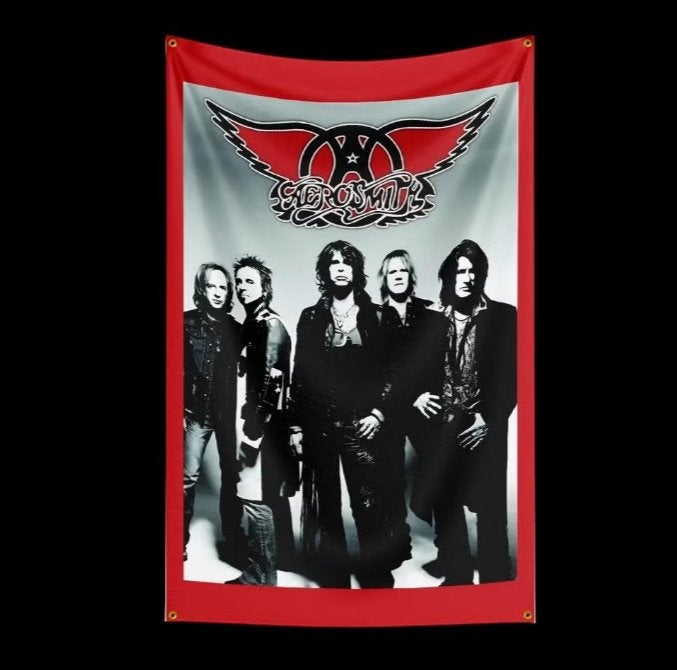 Grote vlaggen Aerosmith (150x90cm), Ophalen of Verzenden, Nieuw