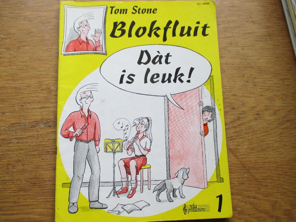 TOM STONE - BLOKFLUIT DAT IS LEUK, Muziek en Instrumenten, Bladmuziek, Gebruikt, Ophalen of Verzenden, Blokfluit, Artiest of Componist