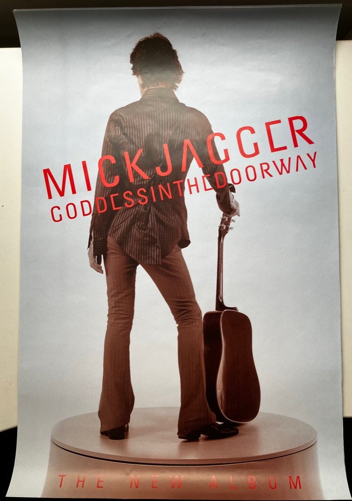 MP715F Mick Jagger GODDESSINTHEDOORWAY €15, Rechthoekig Staand, Nieuw, Ophalen of Verzenden, A1 t/m A3