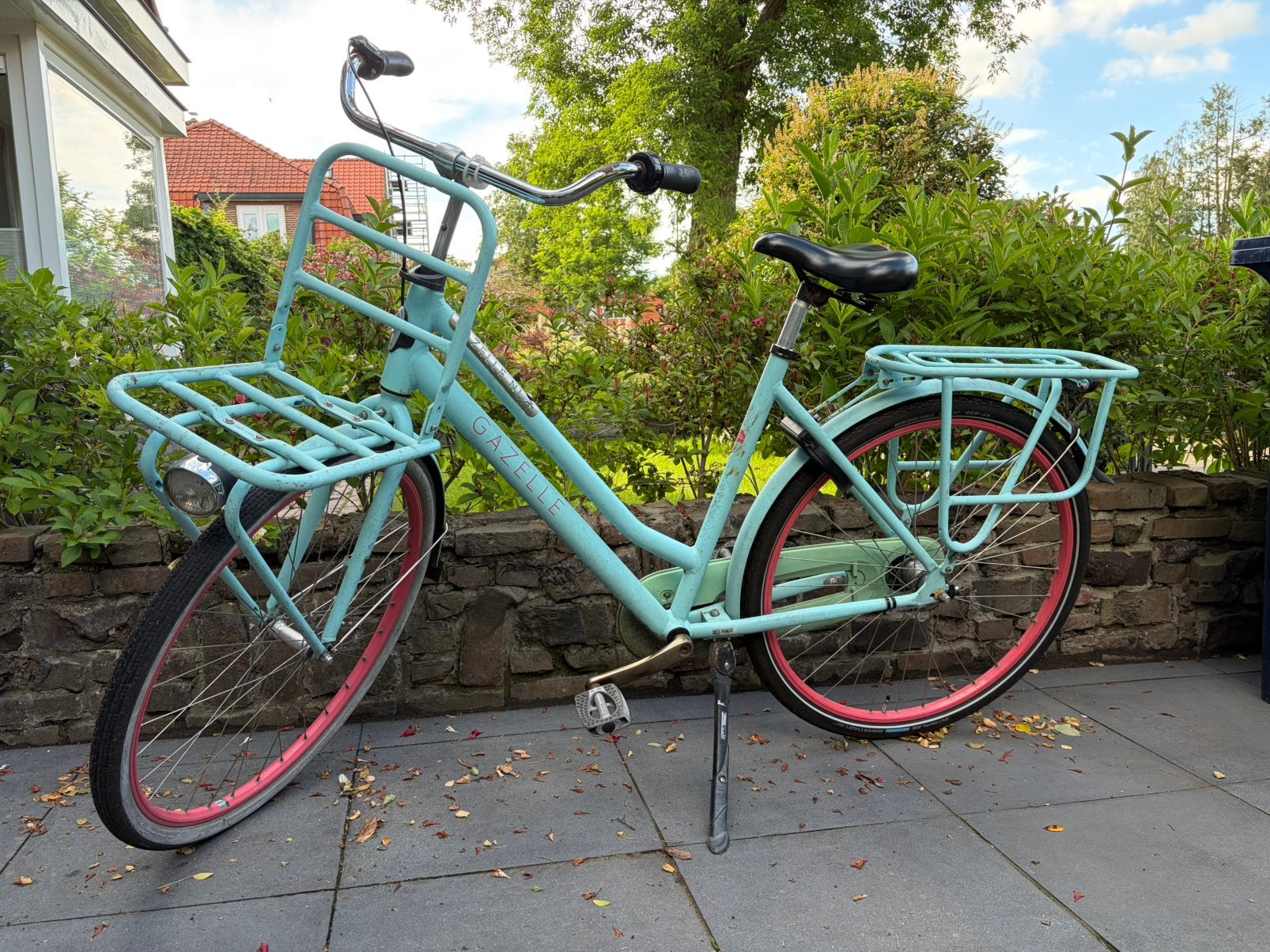 Dames Gazelle Heavy Duty Fiets, Fietsen en Brommers, Fietsen | Dames | Damesfietsen, Ophalen, Terugtraprem, Gebruikt, Versnellingen