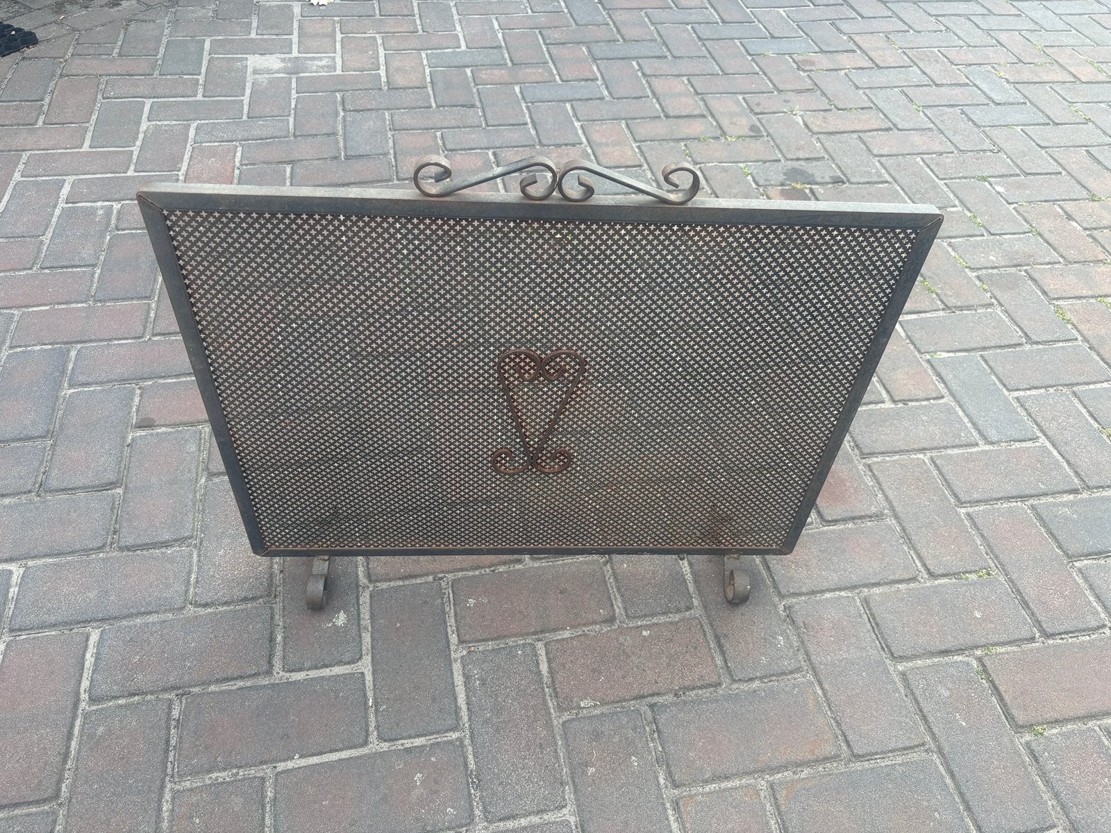 Diversen Spatscherm openhaard, Ophalen, Gebruikt, Inbouwhaard, Houthaard
