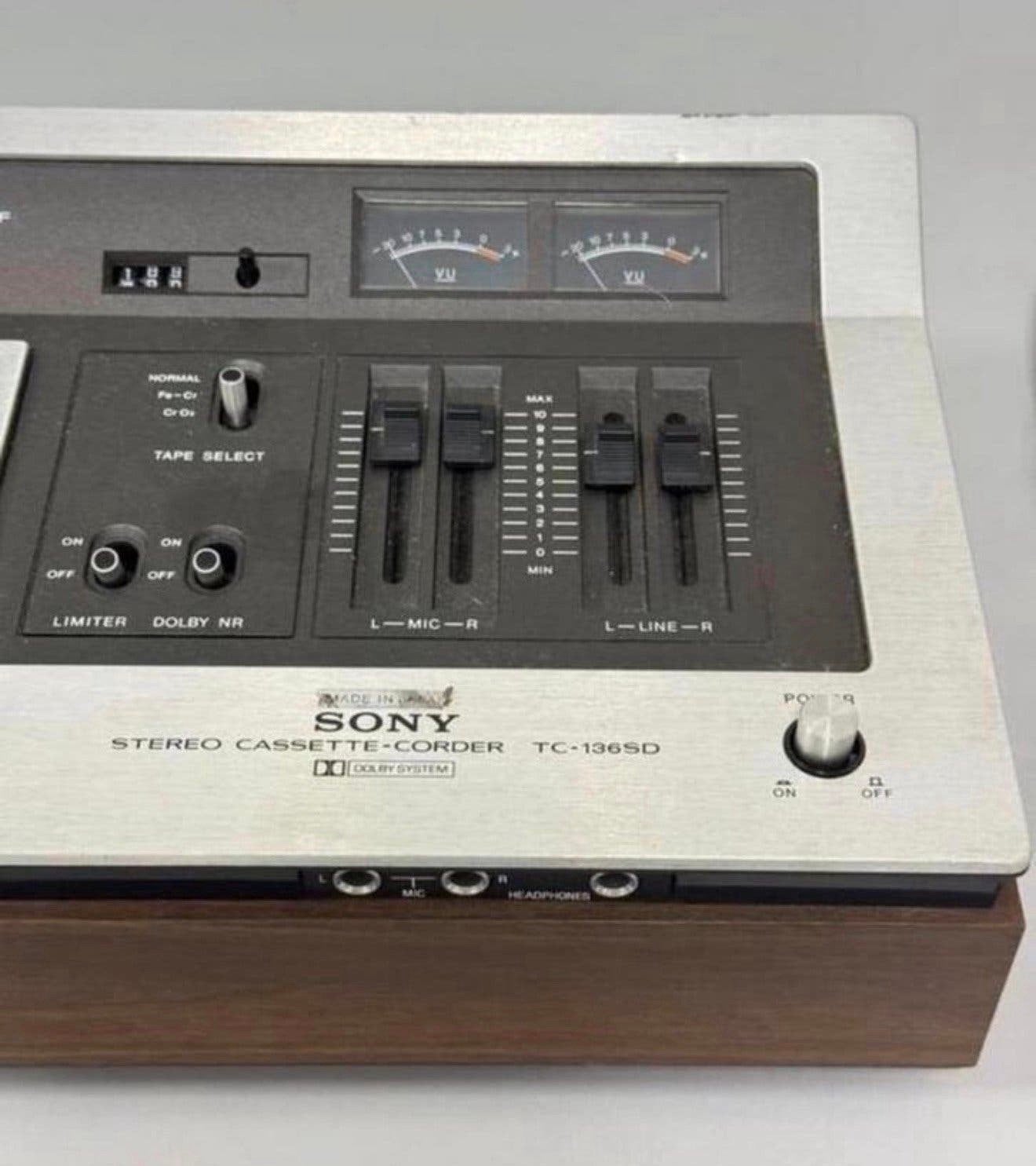 Sony TC-136SD Stereo Cassette Corder - Cassettedeck Dolby NR, Audio, Tv en Foto, P, P, P, Ophalen of Verzenden