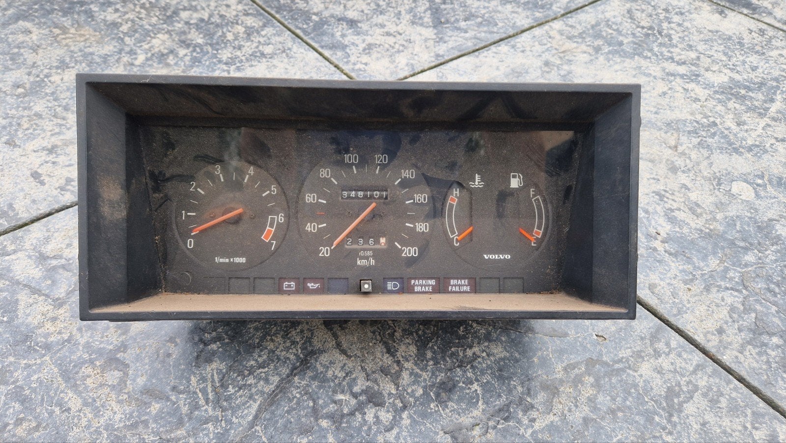 Volvo 240 Dashboard Instrumentenpaneel, Auto-onderdelen, Ophalen of Verzenden, Gebruikt, Volvo