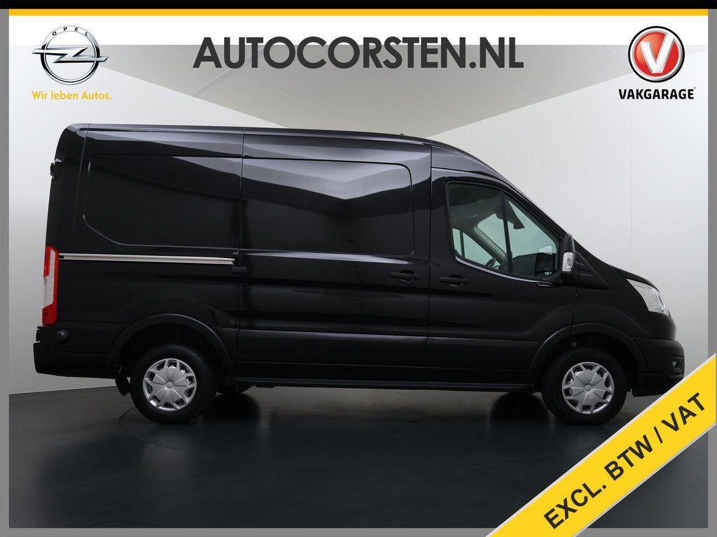 Ford Transit 310 2.0TDCI 130PK L2H2 3-Persoons Navi* Camera, Voorwielaandrijving, 4 cilinders, USB, Zwart