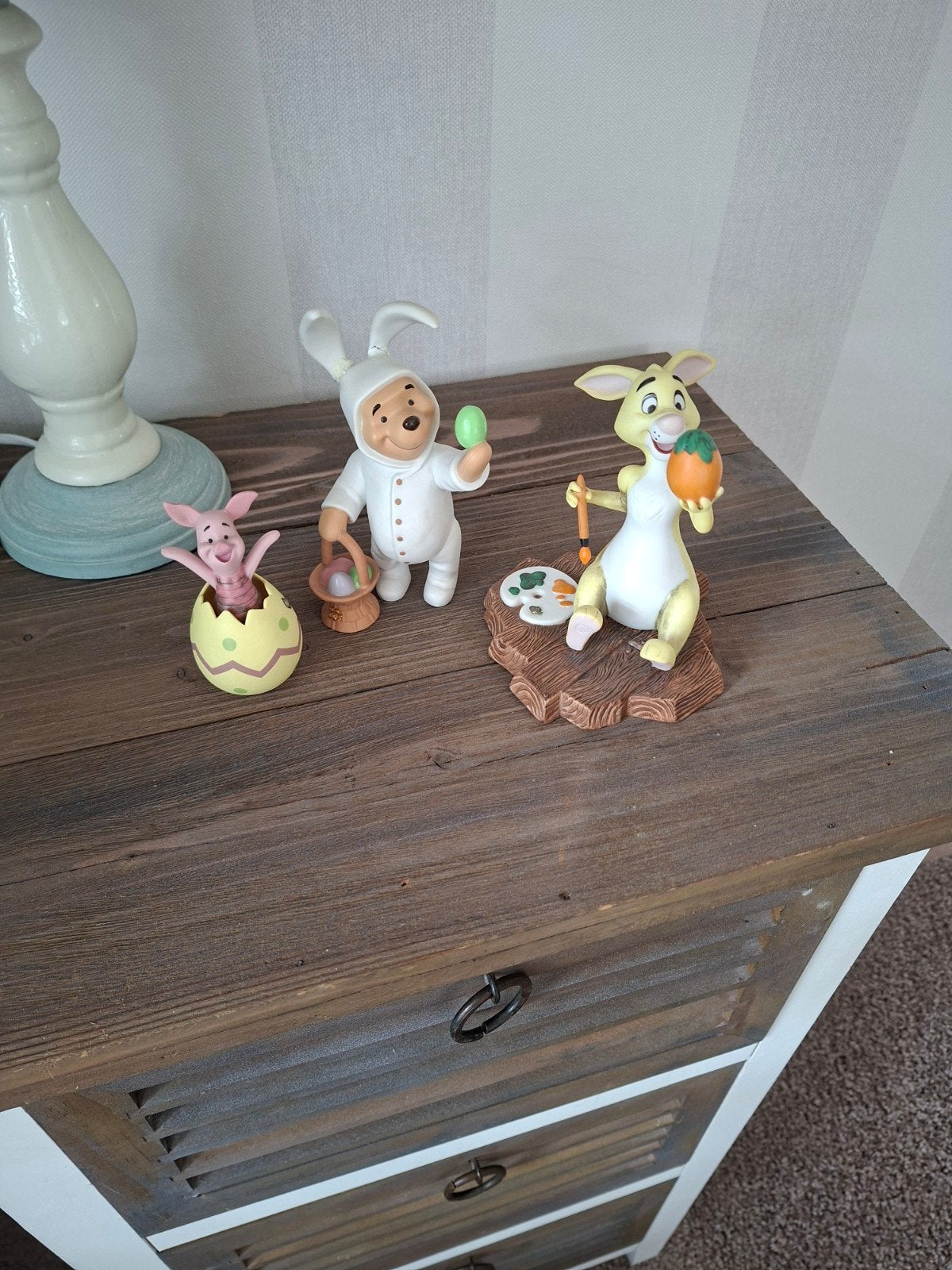 Pooh and friends pasen set, Verzamelen, Disney, Verzenden, Winnie de Poeh of vrienden, Zo goed als nieuw, Beeldje of Figuurtje