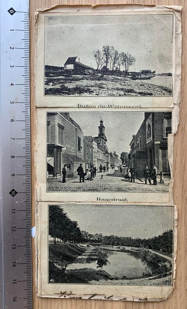 Kalenderplaatjes  Gorinchem 2x 6 stuks, Ophalen of Verzenden, Gebruikt, Meerdere plaatjes