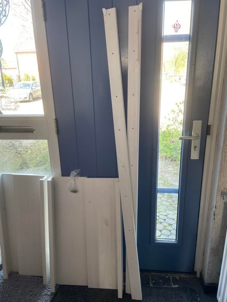 Woood tijdschriftenrek wit, Huis en Inrichting, Woonaccessoires | Krantenbakken en Lectuurbakken, Gebruikt, Ophalen
